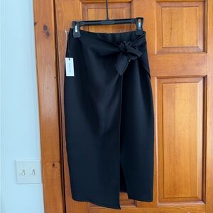 NWT Artizia Bello black Tie-Front Skirt 2